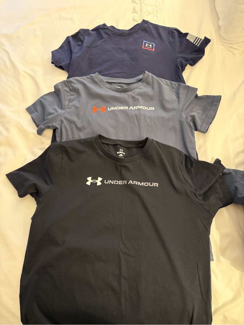 Under Armour Men’s Short-Sleeve Tees - Black, Navy, Slate Blue